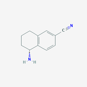 (R)-5-amino-5,6,7,8-tetrahydronaphthalene-2-carbonitrile
