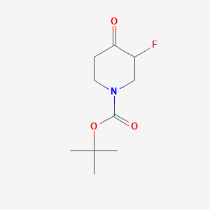 molecular formula C10H16FNO3 B153262 叔丁酸 3-氟-4-氧代哌啶-1-羧酸酯 CAS No. 211108-50-8