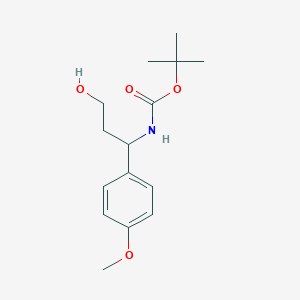 3-(Boc-amino)-3-(4-methoxyphenyl)-1-propanol