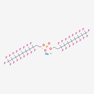 molecular formula C20H8F34NaO4P B1532622 Sodium bis(1H,1H,2H,2H-perfluorodecyl)phosphate CAS No. 114519-85-6