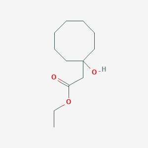 molecular formula C12H22O3 B15326258 Ethyl 2-(1-hydroxycyclooctyl)acetate 