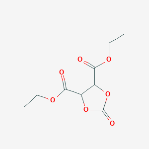 molecular formula C9H12O7 B1532626 Diethyl 2-oxo-1,3-dioxolane-4,5-dicarboxylate CAS No. 1358802-65-9