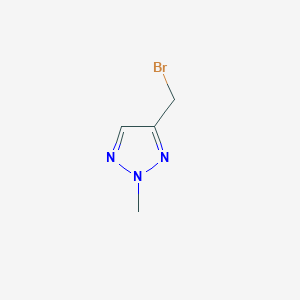 molecular formula C4H6BrN3 B1532631 4-(bromomethyl)-2-methyl-2H-1,2,3-triazole CAS No. 942060-51-7