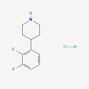 molecular formula C11H14ClF2N B1532634 4-(2,3-Difluorophenyl)piperidine hydrochloride CAS No. 1004618-90-9