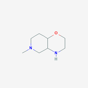 molecular formula C8H16N2O B1532636 6-methyl-octahydro-2H-pyrido[4,3-b]morpholine CAS No. 1505803-80-4