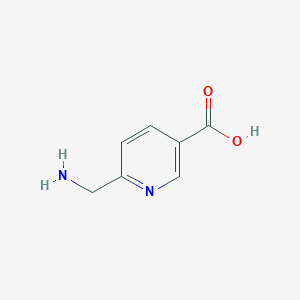 molecular formula C7H8N2O2 B1532647 6-(Aminomethyl)nicotinic acid CAS No. 76196-67-3