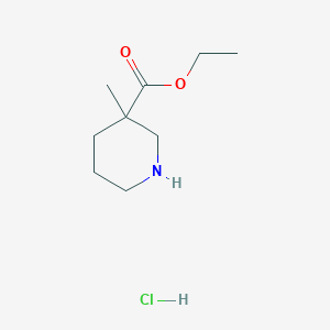 Ethyl 3-methylpiperidine-3-carboxylate hydrochloride