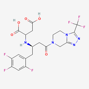 molecular formula C20H19F6N5O5 B1532655 Sitagliptin succinyl CAS No. 2088771-60-0