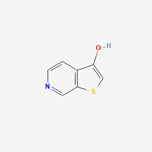 molecular formula C7H5NOS B15326662 Thieno[2,3-C]pyridin-3-OL 