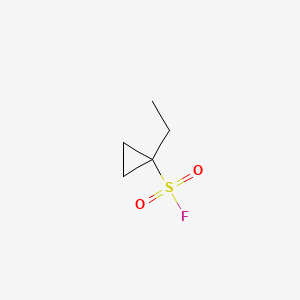 molecular formula C5H9FO2S B15326705 1-Ethylcyclopropane-1-sulfonyl fluoride 
