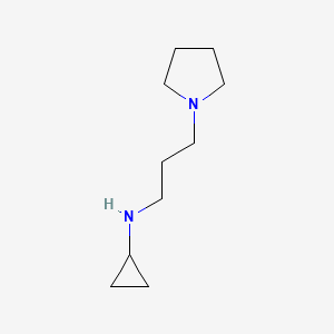 molecular formula C10H20N2 B15327051 n-(3-(Pyrrolidin-1-yl)propyl)cyclopropanamine 