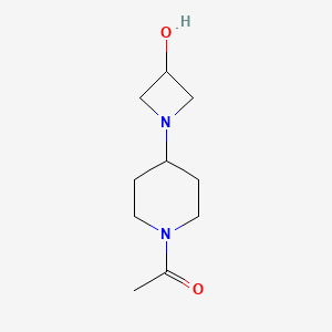 1-(4-(3-Hydroxyazetidin-1-yl)piperidin-1-yl)ethan-1-one