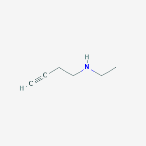 molecular formula C6H11N B15327060 (But-3-yn-1-yl)(ethyl)amine 