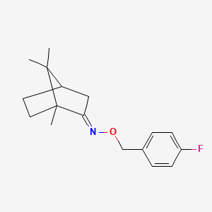 1,7,7-Trimethylbicyclo[2.2.1]heptan-2-one O-(4-fluorobenzyl)-oxime