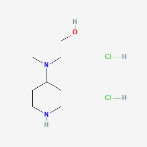 molecular formula C8H20Cl2N2O B1532714 2-(Methyl-piperidin-4-yl-amino)-ethanol dihydrochloride CAS No. 864655-27-6