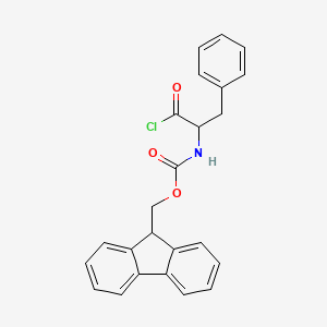 molecular formula C24H20ClNO3 B15327553 Fmoc-D-Phe-Cl 