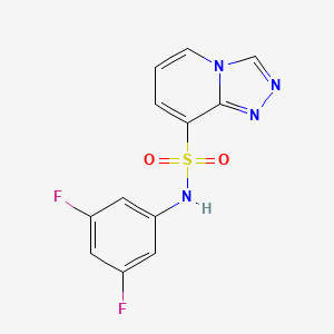 molecular formula C12H8F2N4O2S B1532767 N-(3,5-difluorophenyl)-[1,2,4]triazolo[4,3-a]pyridine-8-sulfonamide CAS No. 1325307-36-5