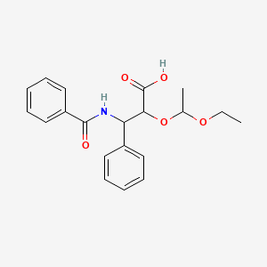 molecular formula C20H23NO5 B15327804 Ethyl-(2R,3S)-N-benzoyl-3-Phenylisoserine ester 
