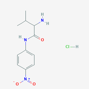 molecular formula C11H16ClN3O3 B15327991 H-Val-PNA.HCl 