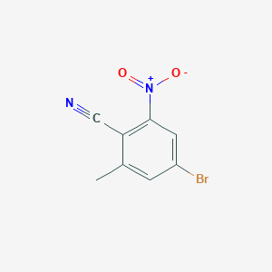 4-Bromo-2-methyl-6-nitrobenzonitrile