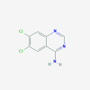 molecular formula C8H5Cl2N3 B15328229 6,7-Dichloroquinazolin-4-amine 