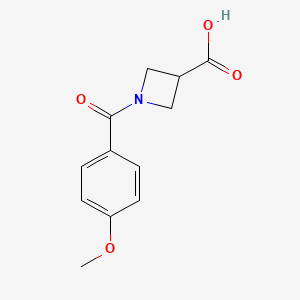 1-(4-Methoxybenzoyl)azetidine-3-carboxylic acid