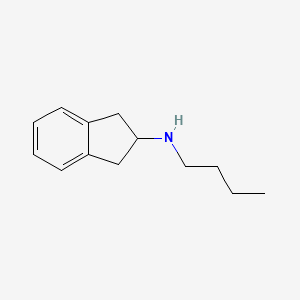 molecular formula C13H19N B15328385 N-butyl-2,3-dihydro-1H-inden-2-amine 
