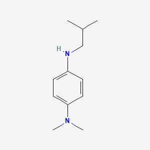 molecular formula C12H20N2 B15328437 n1-Isobutyl-n4,n4-dimethylbenzene-1,4-diamine 