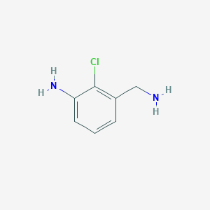 molecular formula C7H9ClN2 B15328617 3-Amino-2-chlorobenzylamine 