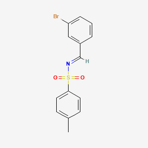 molecular formula C14H12BrNO2S B15328640 N-(3-Bromobenzylidene)-4-methylbenzenesulfonamide 