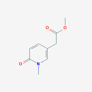 molecular formula C9H11NO3 B15328699 Methyl 2-(1-methyl-6-oxo-1,6-dihydropyridin-3-yl)acetate 
