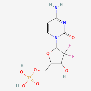 molecular formula C9H12F2N3O7P B15328846 Gemcitibine monophosphate formate salt 