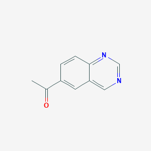 molecular formula C10H8N2O B15328852 1-(Quinazolin-6-yl)ethanone 