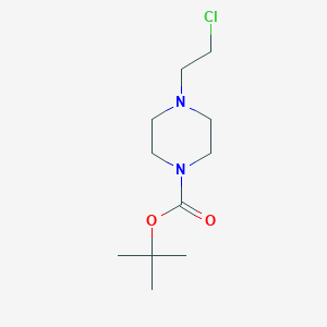 molecular formula C11H21ClN2O2 B153290 叔丁基-4-(2-氯乙基)哌嗪-1-羧酸酯 CAS No. 208167-83-3
