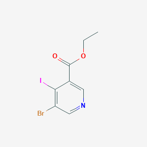 molecular formula C8H7BrINO2 B15329153 Ethyl 5-bromo-4-iodonicotinate 