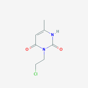 molecular formula C7H9ClN2O2 B1532917 3-(2-chloroethyl)-6-methylpyrimidine-2,4(1H,3H)-dione CAS No. 22359-13-3