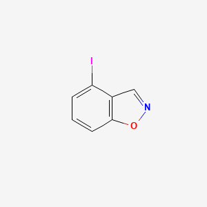 molecular formula C7H4INO B15329425 4-Iodobenzo[d]isoxazole 