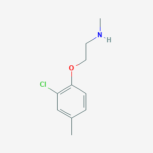 molecular formula C10H14ClNO B1532944 2-(2-Chloro-4-methylphenoxy)-N-methylethanamine CAS No. 915921-44-7