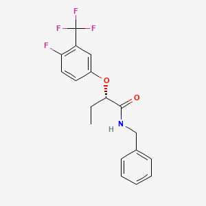 molecular formula C18H17F4NO2 B1532945 (S)-beflubutamid CAS No. 113614-09-8
