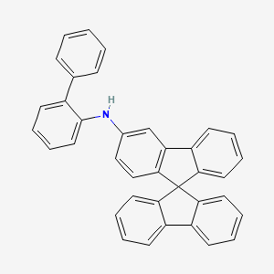 molecular formula C37H25N B15329451 N-([1,1'-Biphenyl]-2-yl)-9,9'-spirobi[fluoren]-3-amine CAS No. 2131158-87-5