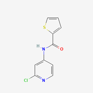molecular formula C10H7ClN2OS B1532957 N-(2-Chloropyridin-4-yl)thiophene-2-carboxamide CAS No. 943408-95-5