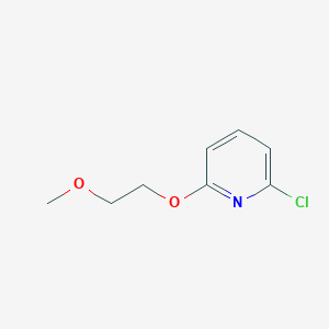molecular formula C8H10ClNO2 B1532963 2-Chloro-6-(2-methoxyethoxy)pyridine CAS No. 1289215-99-1