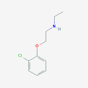 molecular formula C10H14ClNO B1532964 2-(2-Chlorophenoxy)-N-ethylethanamine CAS No. 915921-75-4