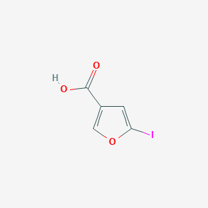 molecular formula C5H3IO3 B15329678 5-Iodofuran-3-carboxylic acid 