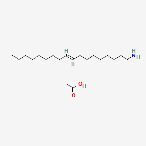 molecular formula C20H41NO2 B15329778 Octadec-9-enylammonium acetate CAS No. 3811-68-5
