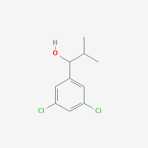 molecular formula C10H12Cl2O B1532978 1-(3,5-Dichlorophenyl)-2-methylpropan-1-ol CAS No. 1341140-47-3