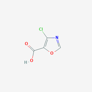 molecular formula C4H2ClNO3 B15329989 4-Chlorooxazole-5-carboxylic acid 