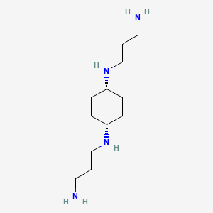 molecular formula C12H28N4 B15329999 N1,N1'-(Cyclohexane-1,4-diyl)bis(propane-1,3-diamine) 