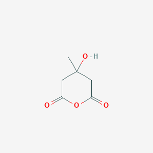 molecular formula C6H8O4 B015330 3-Hydroxy-3-methylglutaric anhydride CAS No. 34695-32-4