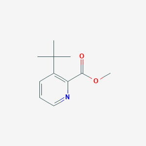 molecular formula C11H15NO2 B15330041 Methyl 3-(tert-butyl)picolinate 
